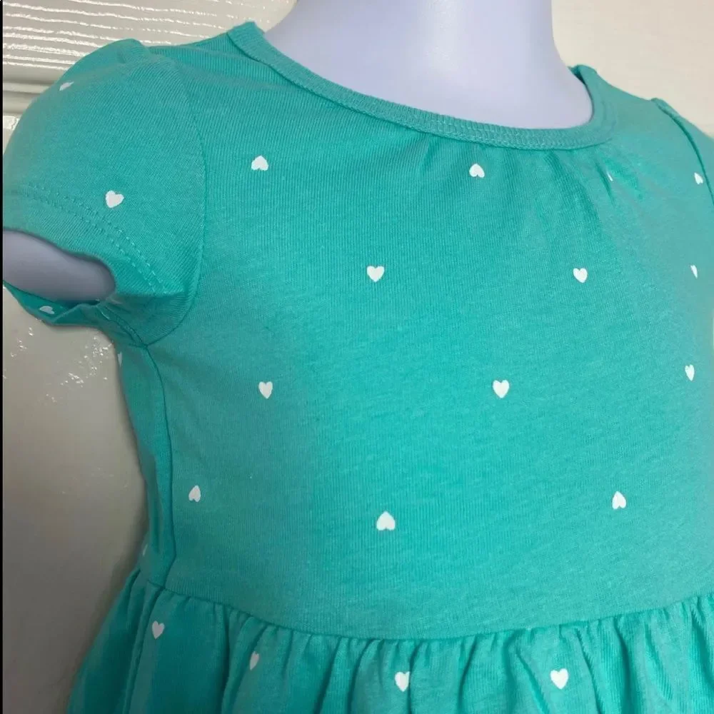 CARTER’S 12M Knit Dress with little hearts